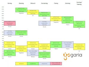 Stundenplan ab 2.6.2020